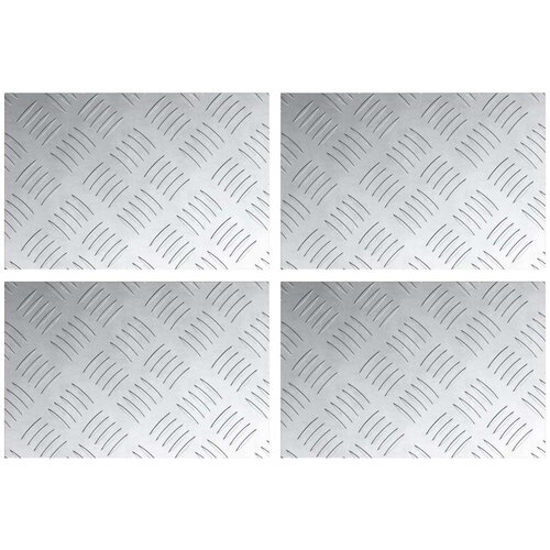  Aluminijske uzdignute ploče 4 komada protuklizne 30x20 cm Slike