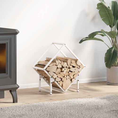  Stalak za drva bijeli 50x25x50 cm hladno valjani čelik Cijene