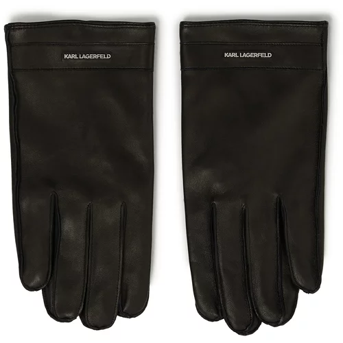 Karl Lagerfeld Klasične rukavice 'Essential' crna
