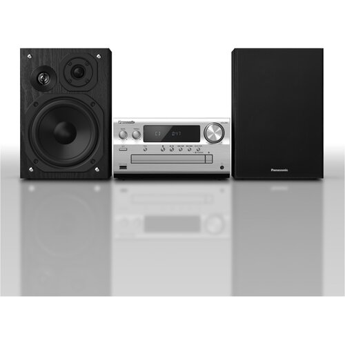 Panasonic SC-PMX802E-S stereo uređaj Air-Play, Bluetooth&amp;reg;, CD, DAB+, USB, WLAN, UKW, AUX, Spotify, Tidal, Deezer, multiroom mogućnost 2 x 60 W crna, srebrna Slike