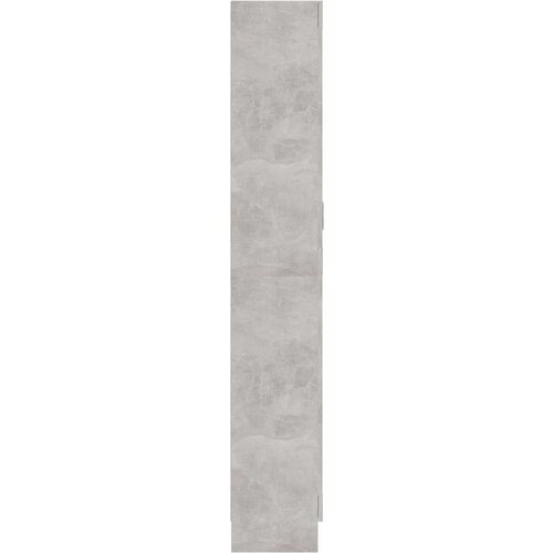 VidaXL Vitrina betonsko siva 82,5x30,5x185,5 cm iverna plo&amp;scaron;ča Slike