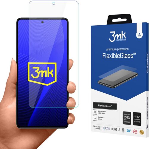3mk ETUI IZ KALJENEGA STEKLA FLEXIBLEGLASS ZA REDMI NOTE 12 PRO, (21965460) Slike
