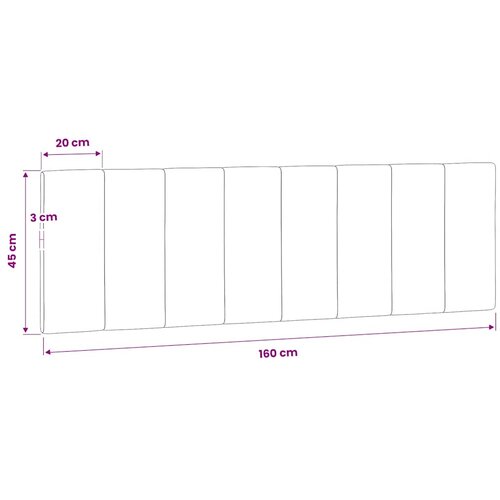  Jastuk za uzglavlje Hanko svjetlosivi 160 cm bar&amp;scaron;unasti Slike