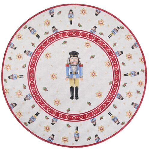 Villeroy Boch Crveni okrugao tepih s božićnim motivom ø 160 cm Toy's Delight Nutcracker – Cijene
