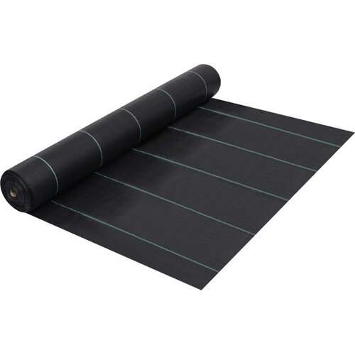  Tkanina proti plevelu in koreninam mat črna 1x25 m PP Cene