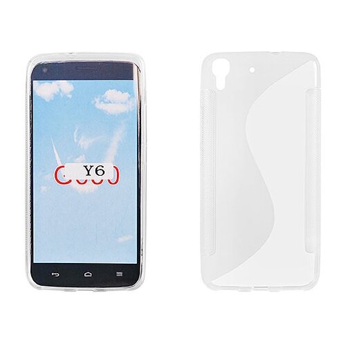  S silikonski ovitek Huawei Y6 prozoren Slike