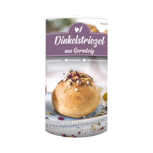 Bake Affair striezel - slatki kruh od pira s grubim šećerom i cvjetnim laticama