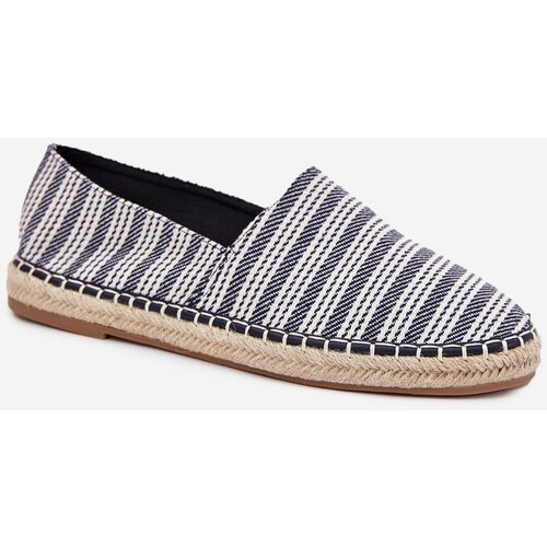 Boto Men's espadrilles with weaving navy Daniell Cene