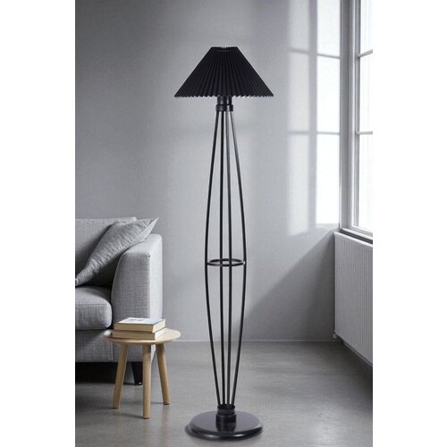 Opviq Podna lampa Hedar, Crna Cene