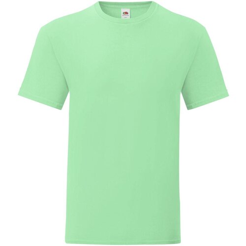Fruit Of The Loom Men&amp;#039;s Mint T-shirt Combed Cotton Iconic Sleeve Slike