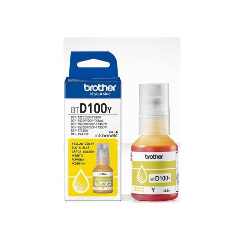 Brother Kartu&amp;scaron;a D100Y, yellow, 5.000 strani DCP-Tx30, DCP-Tx35, DCP-Tx36 MFC-T930DW Slike