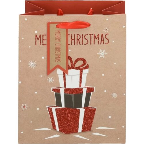  Vrečka Delux Merry Xmass, srednja Slike