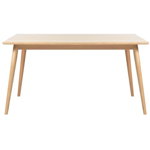 Unique Furniture Pro&amp;scaron;iriv blagovaonski stol s pločom stola u dekoru hrasta u prirodnoj boji 150x90 cm Barrali &amp;ndash; Slike