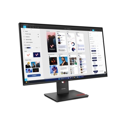 Lenovo ThinkVision T32UD-40 31,5-palčni UHD IPS 16:9 3840 x 2160 48 Hz 350 cd/m&sup2; 1500:1 4 ms USB-C, USB-A, HDMI, DP, USB-C, 99 % sRGB, Eclipse Black Cene