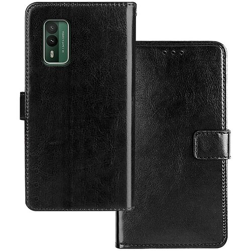 INORCO Usnjen ovitek za stojalo za Nokia XR21, torbica za telefon Denarnica s teksturo Crazy Horse, (22033781) Cene
