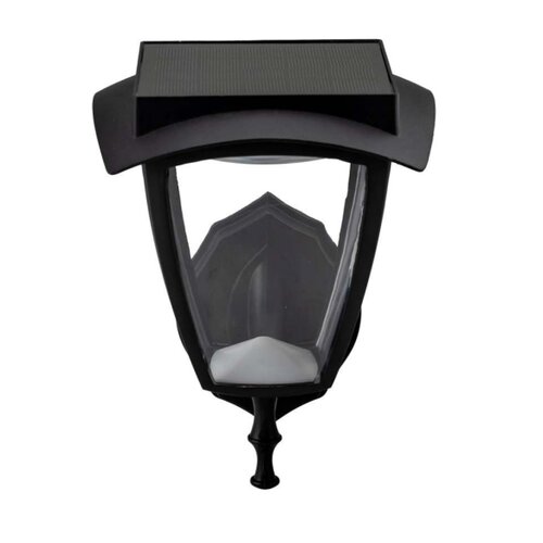  LED solarna zidna lampa LED/2W/3,7V 3000/6000K IP65 2200 mAh crna Slike
