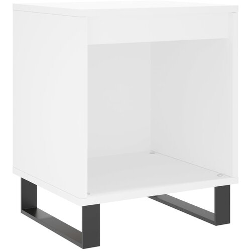  Noćni ormarići 2 kom bijeli 40 x 35 x 50 cm konstruirano drvo Slike
