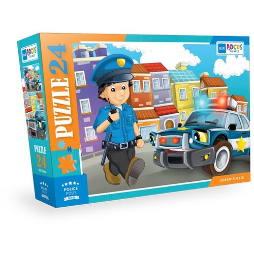 Blue Focus Puzzle Policija – 24 delova Cene