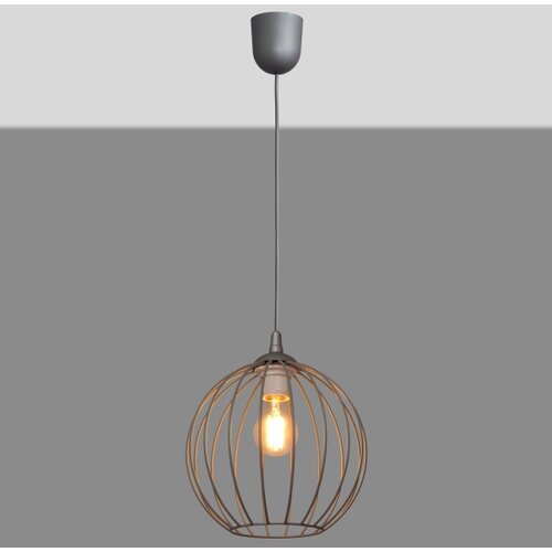  Luster na sajli MERCURE 1xE27/15W/230V siva Slike