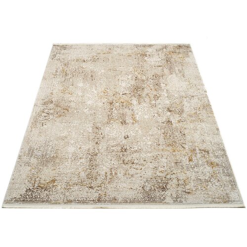 Dieter Knoll VINTAGE PREPROGA 240/240 cm tkano zlate barve, bež Slike