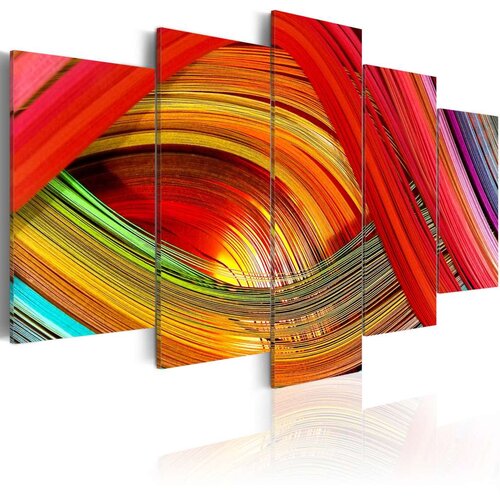  Slika - Colorful strips abstraction 200x100 Cijene