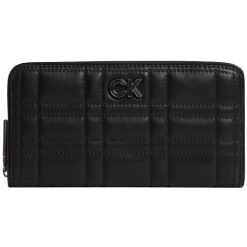 Calvin Klein Jeans Denarnice Re-lock Črna Cene