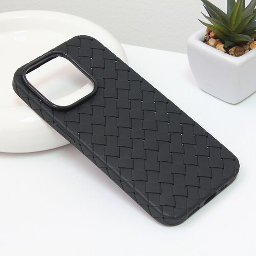 Torbica weave case za iphone 14 6.1 pro crna Slike