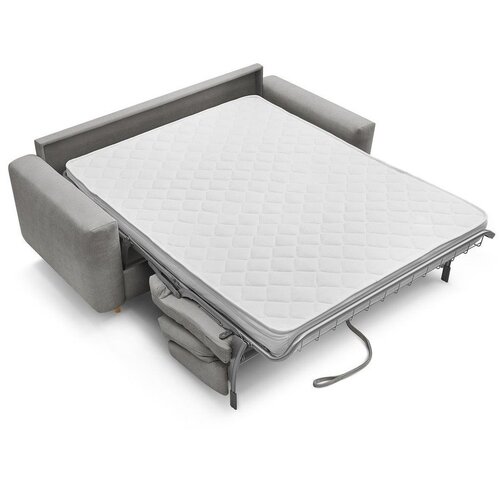 Bobochic Paris Siva sedežna garnitura za spanje/raztegljiva 220 cm Cocoone &amp;ndash; Slike