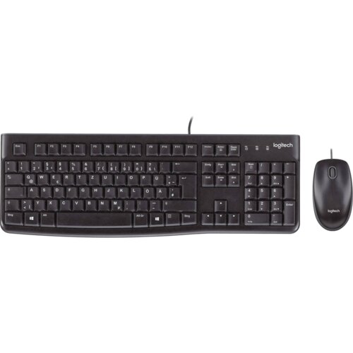 Logitech Tipkovnica+miš, set, žični, USB – MK120 Cene