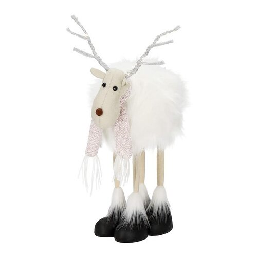 springos 48 cm Božični Renifer, svetleča se bela figura losa., (21638274) Cene