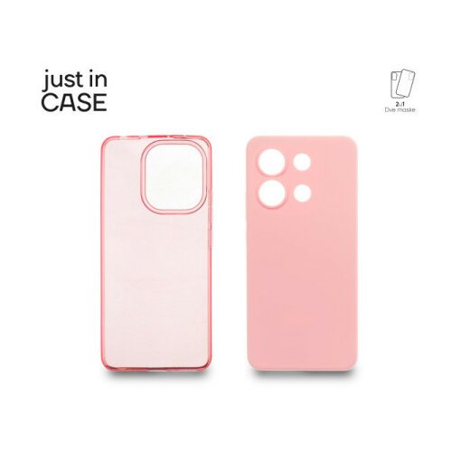 Just In Case 2u1 extra case mix plus paket maski za telefon redmi note 13 pink ( MIX324PK ) Slike