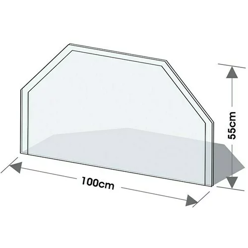 Lienbacher Plošča za zaščito pred iskrami (100 x 55 cm, 6 mm, steklo)