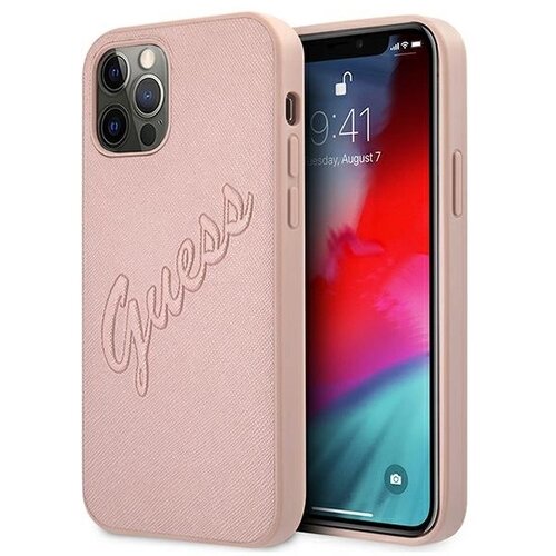 Guess OVITEK HARDCASE OVITEK ZA IPHONE 12 PRO MAX 6.7 ROZA, (21834073) Cene