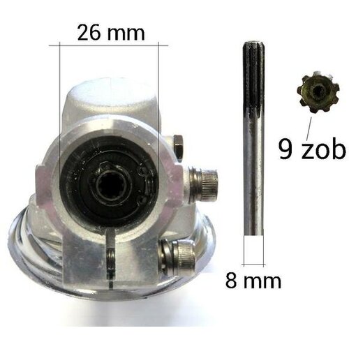 R parts kotni prenos kosilnice z nitjo 26mm, 9zob RP 895273 Cene