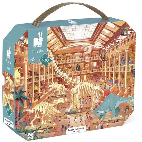 Janod Puzzle za decu Prirodnjački muzej - 100 delova Slike