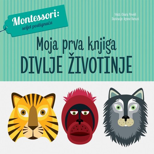 Evenio Moja prva knjiga: DIVLJE ŽIVOTINJE, Chiara Piroddi, Agnese Baruzzi Slike