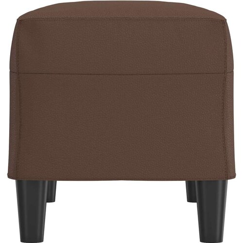  Klupa smeđa 70 x 35 x 41 cm od umjetne kože Slike