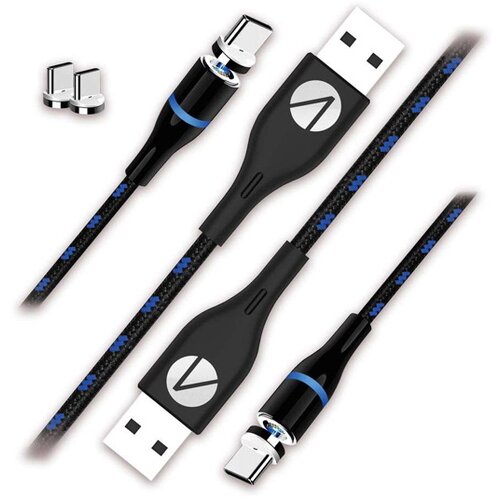 4gamers Stealth PS5 Twin Magnetic PlayCharge cables 2x3m Slike