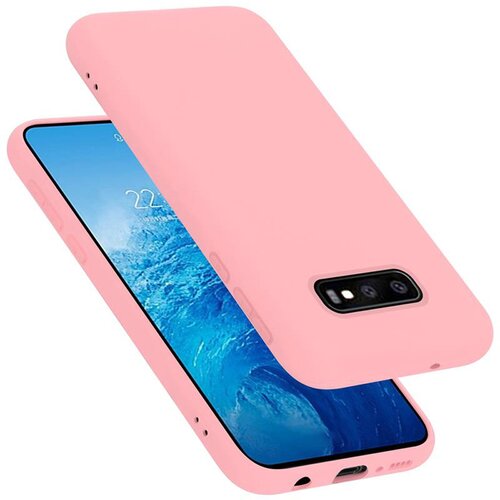 Cadorabo Ohi&amp;scaron;je združljiv s Samsungom v tekoči roza barvi - za&amp;scaron;čitni pokrov iz fleksibilnega silikona TPU, (20582870) Slike