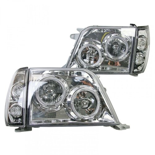Oem Kristalni farovi Angel Eyes Toyota Land Cruiser FJ90 (1996-2003), Hrom Cene