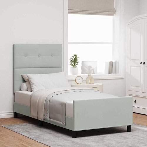  s opruga kutije Svjetlosiva 100 x 200 cm Bar&scaron;un Cijene