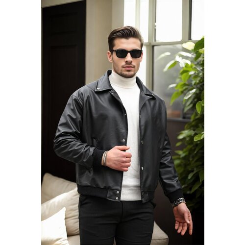 Dewberry 91831 Mens Oversize Jacket-BLACK Slike