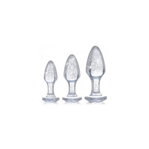 Booty Sparks komplet analnih čepov Shimmering, prozorni Cene
