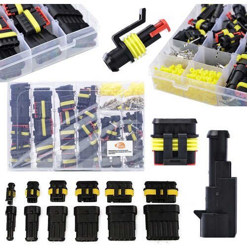 Rosfix Set Hermetičnih Električnih Spojev &ndash; 708 Kosov, IP67, 14A, 24V, &minus;40&deg;C do +125&deg;C | PA 6.6, 0.5&ndash;1.5 mm&sup2;, (21739286) Cene