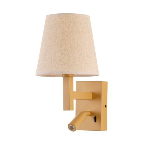  Brilagi - LED zidna lampa DEYA 1xE14/40W/230V + LED/3W lan/zlatna Slike
