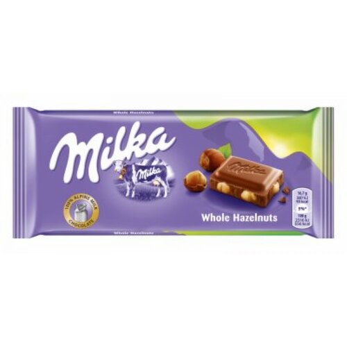 Milka whole hazelnuts čokolada 100g Cene