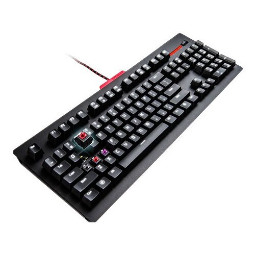 EPICGEAR Tastatura USB DeFiant German crno-ljubicasta Cene