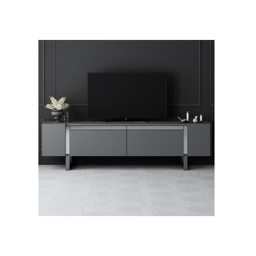 Hanah home tv polica yildiz anthracite silver Cene