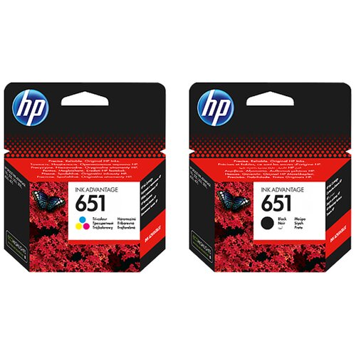 HP komplet kartuš nr.651 (BK + CMY), original Cene