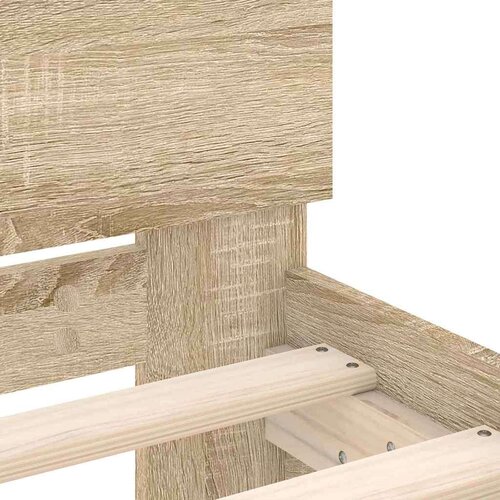  Okvir za krevet Sonoma 137 x 190 cm Konstruirano drvo Slike